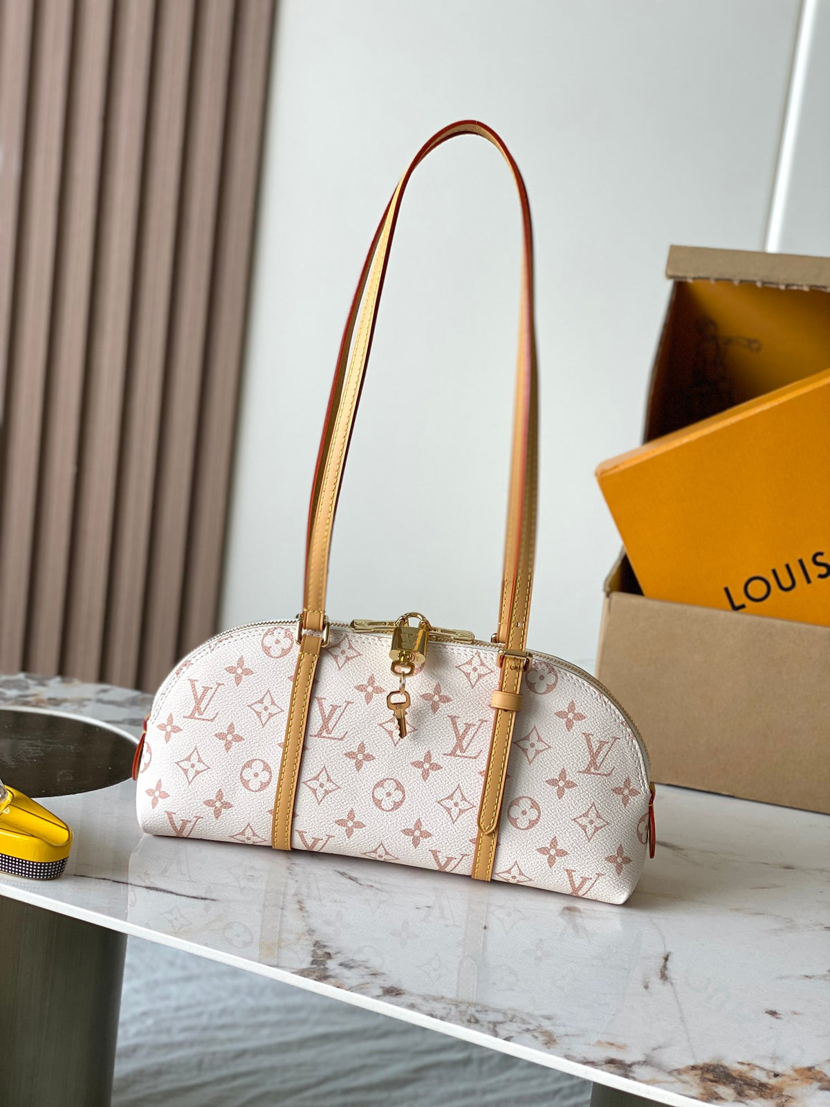 Louis Vuitton Squire East West Monogram White M24457