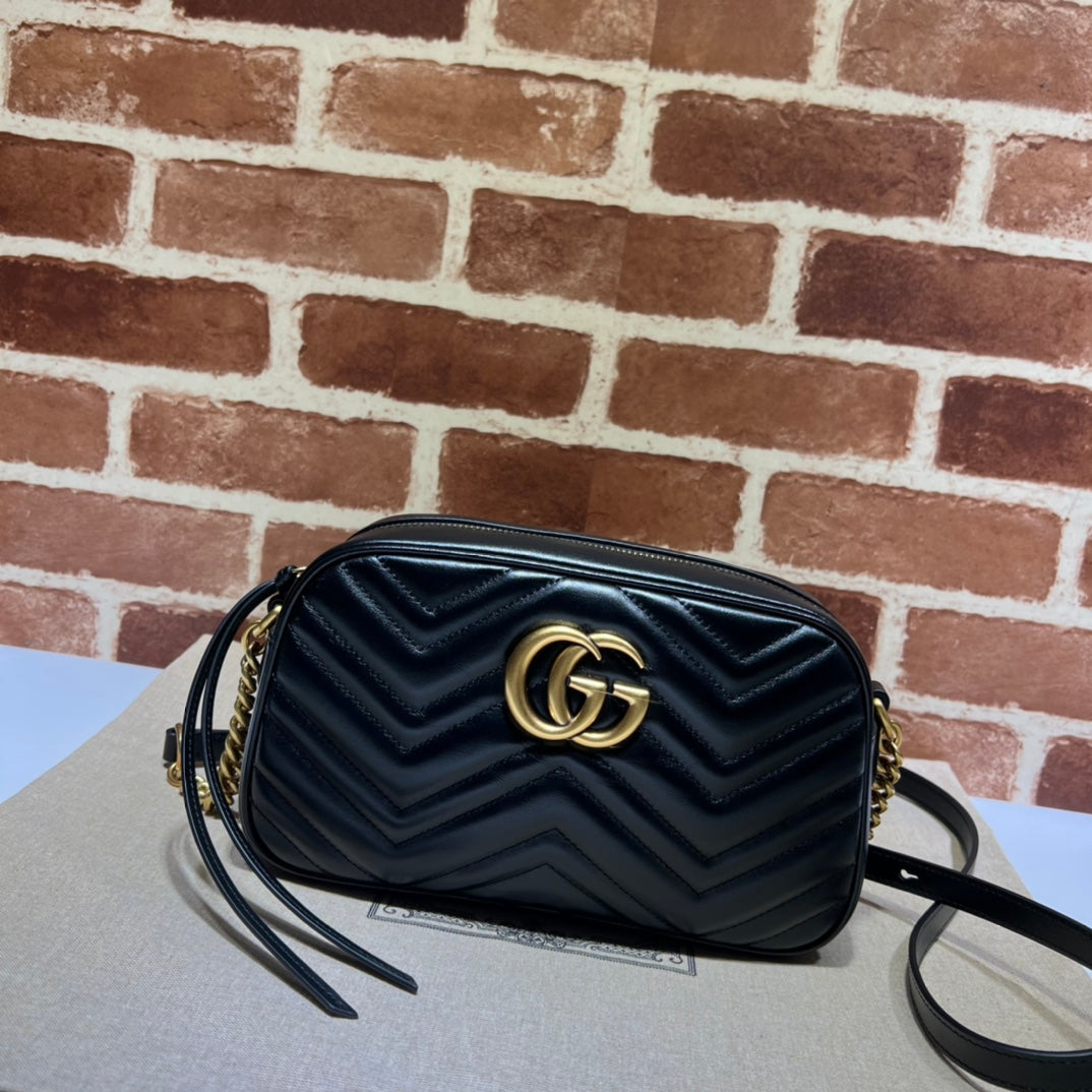 Gucci GG Marmont Small Camera Bag Black