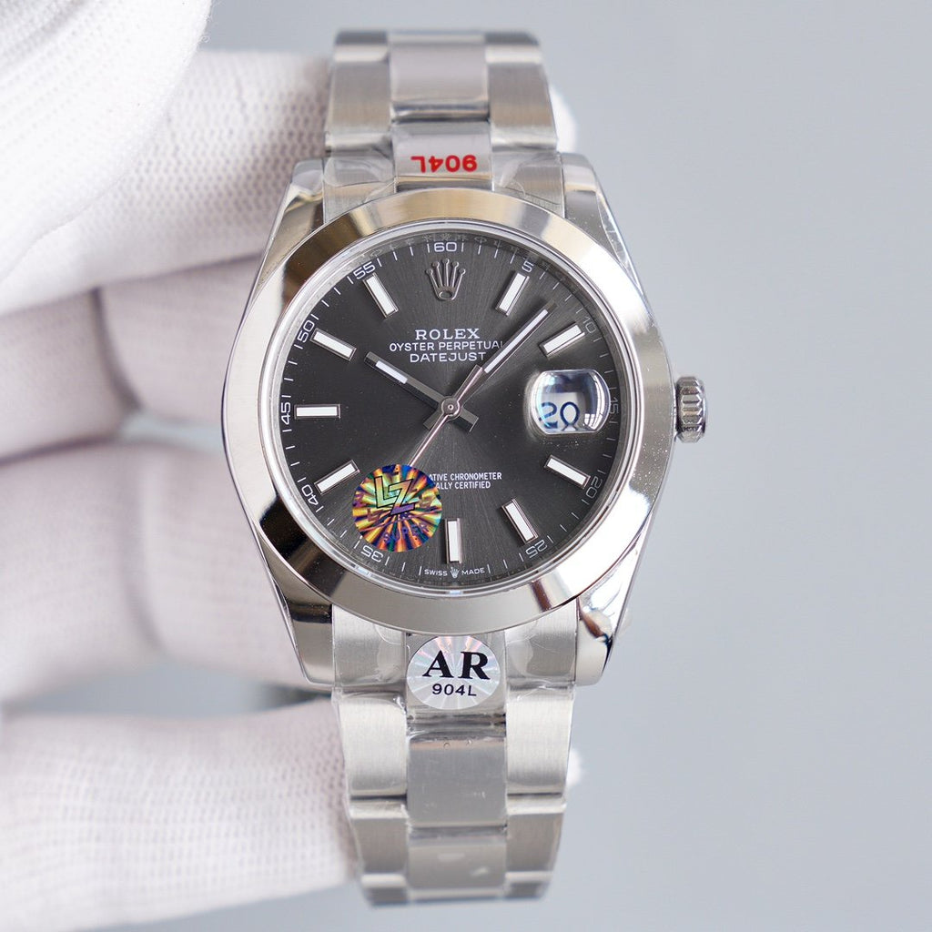 DATEJUST 41MM SMOOTH BEZEL STAINLESS STEEL