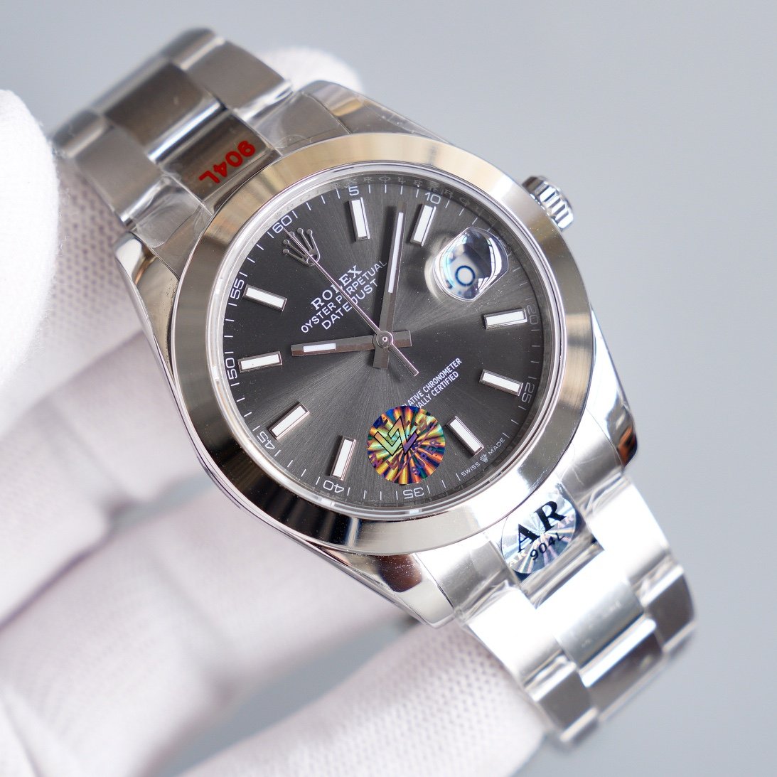 DATEJUST 41MM SMOOTH BEZEL STAINLESS STEEL