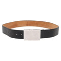 LOUIS VUITTON Ceinture jeans Belt Leather 40.9"" Black LV Auth 148441