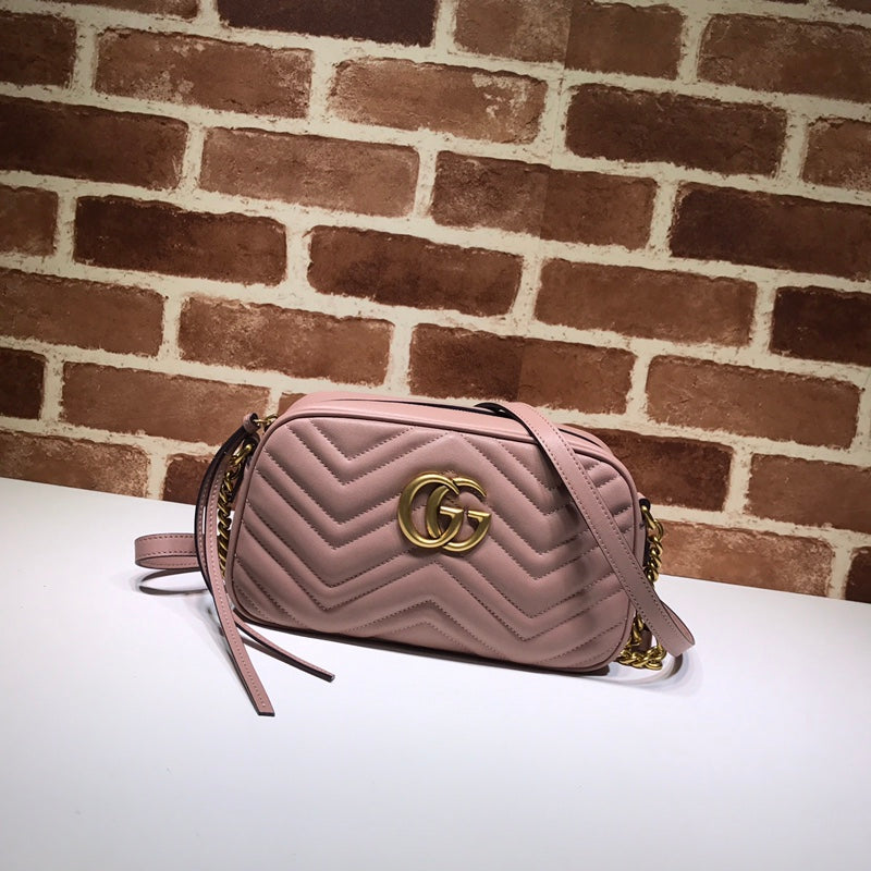 Gucci GG Marmont Small Camera Bag Pink