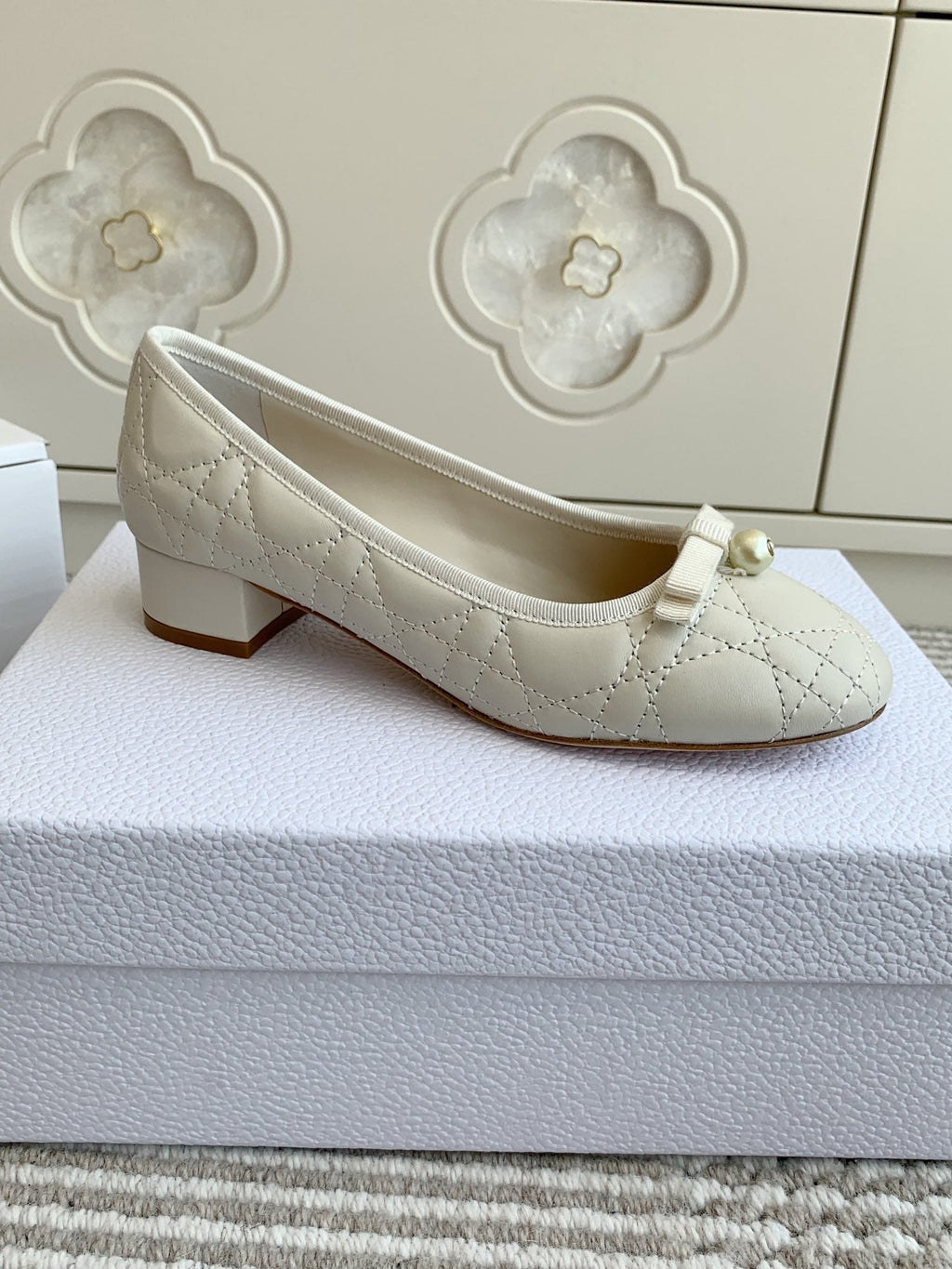 Dior 2026 Bow Pump 30mm Sheepskin 884802