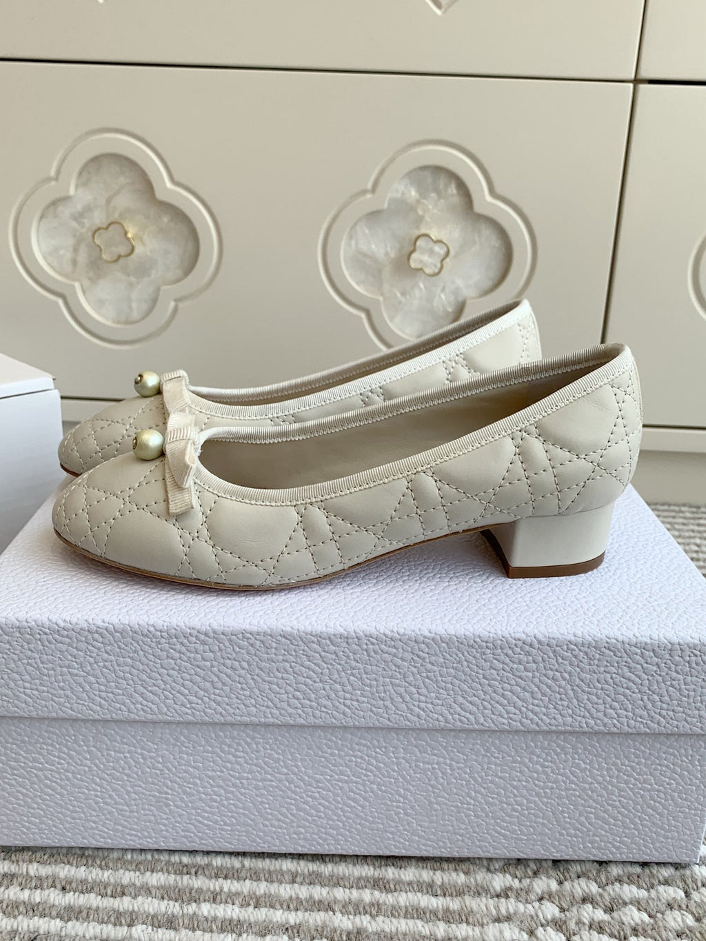 Dior 2026 Bow Pump 30mm Sheepskin 884802