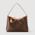 louis vuitton carryall large monogram canvas hobo bag