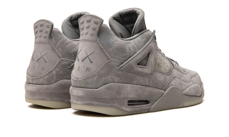 Nike Air Jordan 4 Retro Kaws Cool Grey Suede