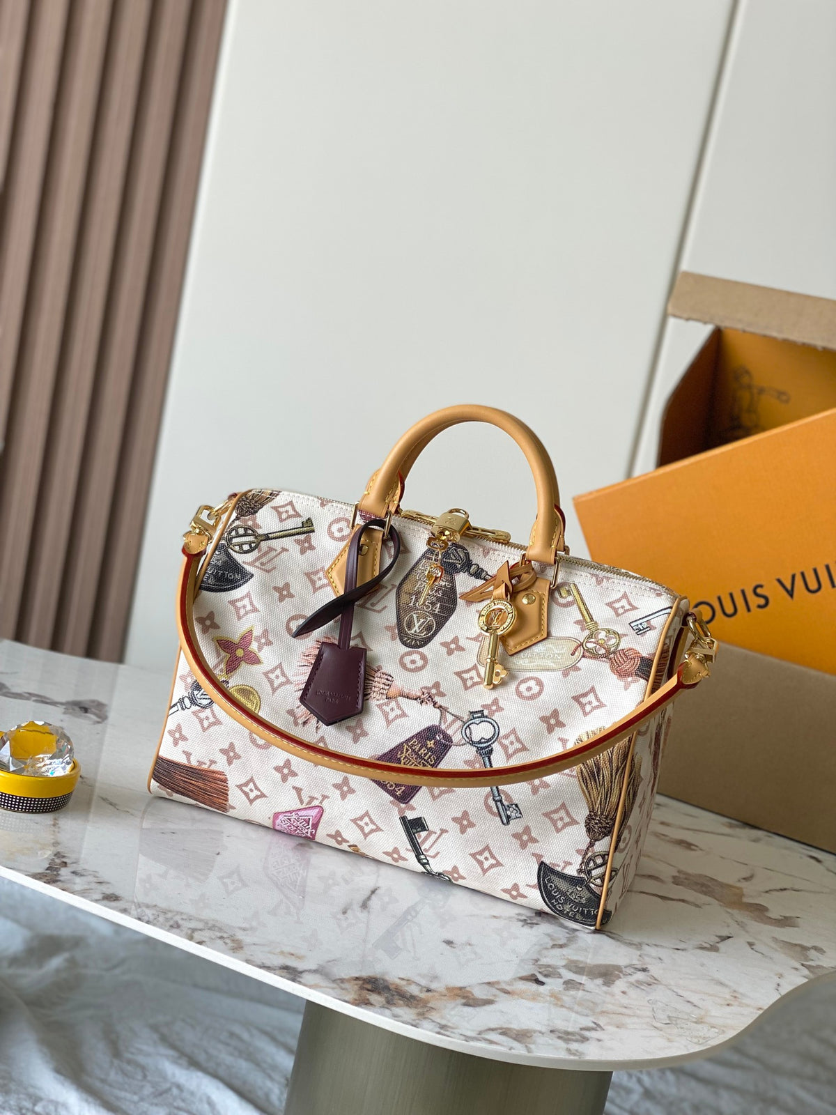Louis Vuitton Speedy Soft 30 Monogram Trunk M29377