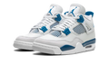 Nike Jordan 4 Retro Military Blue White Suede Leather