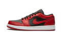 Nike Air Jordan 1 Low Bred Toe Red Black Leather