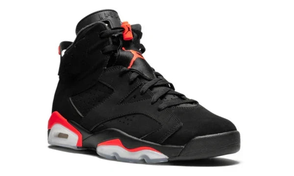 Nike Air Jordan 6 Retro Black Orange Velvet Leather