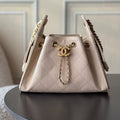 Chanel 2026 Hobo Bag 22cm Nude Calfskin