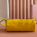 Miumiu 2026 Bag 22cm Suede Canvas Leather