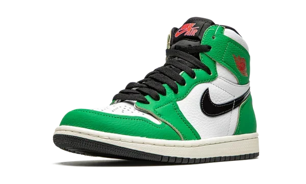Nike Air Jordan 1 Green White Black Cowhide