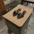 Balenciaga 26s Buckle Flats Sandals Cowhide