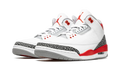 Nike Air Jordan 3 Fire Red White Gray Cowhide