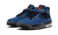 Nike Air Jordan 4 Dark Blue Black Suede