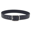 GUCCI Belt Leather 39.4"""" Outlet Navy Silver 449716 Auth BA11347V