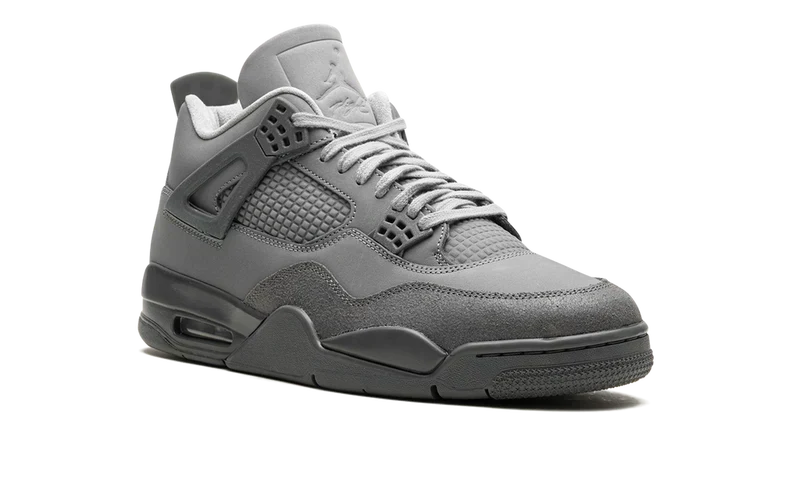 Nike Air Jordan 4 Dark Gray Suede Leather