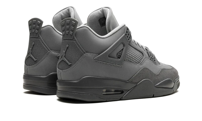 Nike Air Jordan 4 Dark Gray Suede Leather