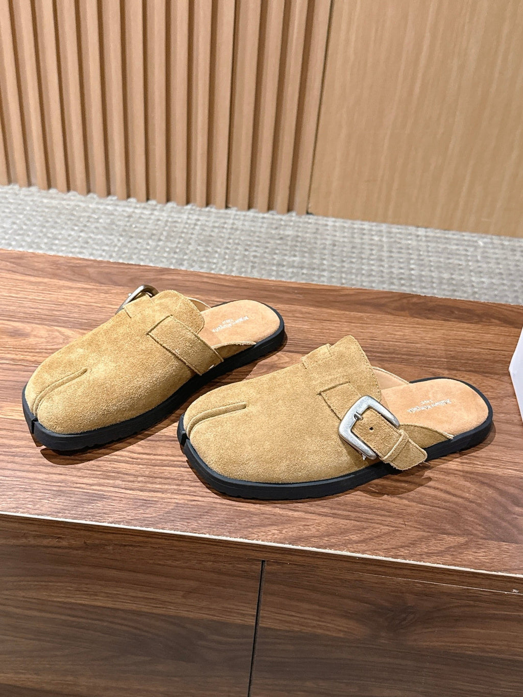 Maison Margiela 2026 Buckle Slipper Suede Leather 921762