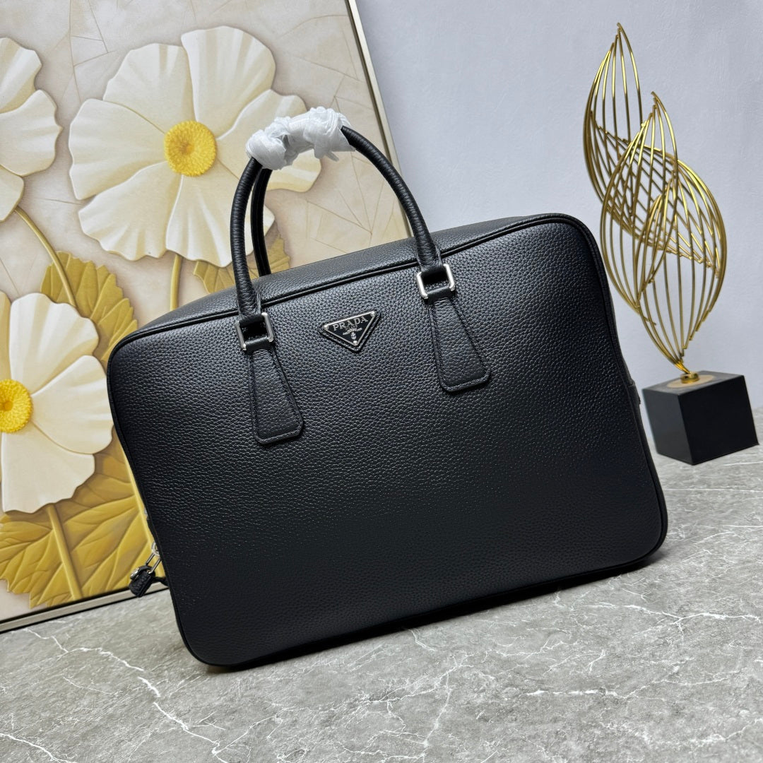 Prada 2026 Sienna Bag Brown Black Calfskin 345782