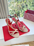 VT 26s Classic Sandals 90 Suede Sheepskin 702283