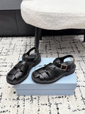 Prada 2026 Fisherman Sandals Retro Cowhide Leather 769834