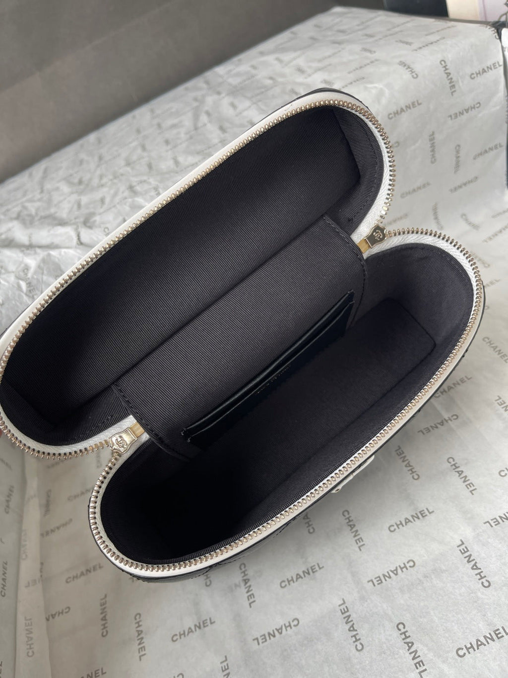 Chanel 2026 Panda Hidden Edition Small Box Bag 19.5cm Lambskin