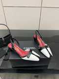 Chanel 2026 Slingback Shoes 50mm Patent Leather 791596