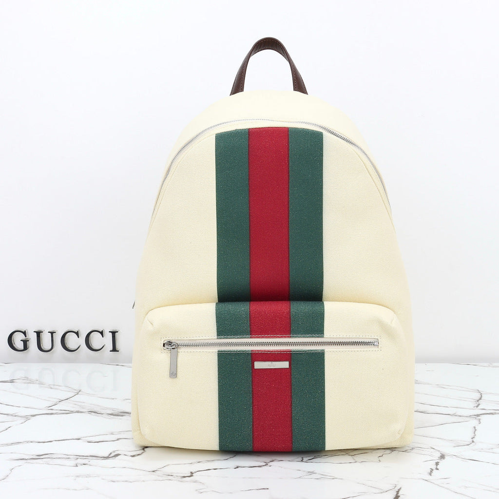 Gucci 2026 Essence Classic Backpack 45cm Canvas Leather