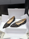 Dior 2026 Embroidered Pump Mesh Leather 923145