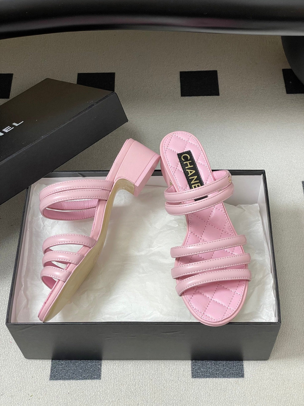 CC 26 Quilted 30mm Sandal Sheepskin 593268