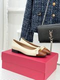 VT 26s Ballet Flat Sheepskin Gold Buckle 702251