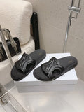 Celine 26 Triomphe Slide Sandals Calfskin 763171