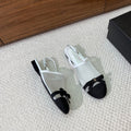 Chanel 2026 Slingback Flats Mesh Grosgrain 792615