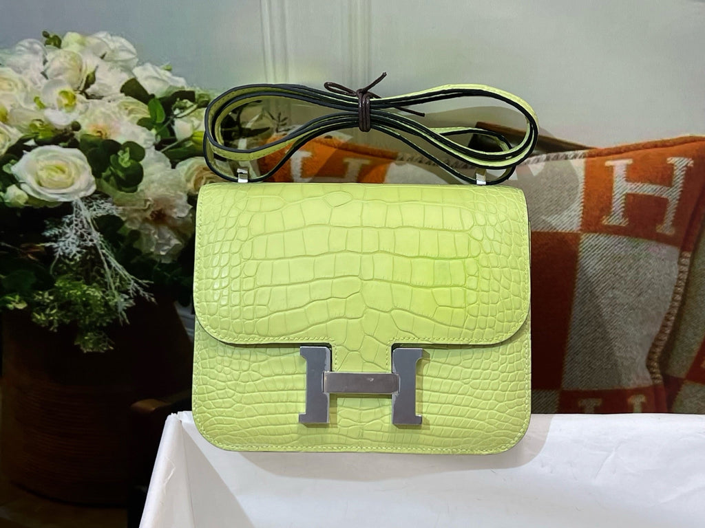 High-end Hermes 2026 Constance Bag 19cm Crocodile Leather