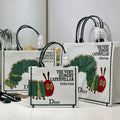 Dior 2026 "The Very Hungry Caterpillar" Book Tote Bag Canvas 289518