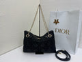 Dior 2026 Milly-La-Foret Bag 33cm Denim and Lambskin 158107