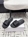 Dior 2026 Embroidered Platform Sandals Fabric Leather 924817