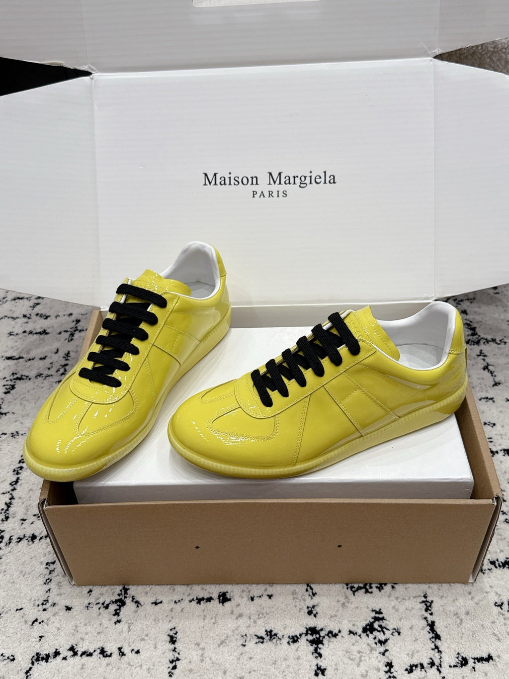 Maison Margiela 2026 Replica Sneaker Glossy Leather 923262