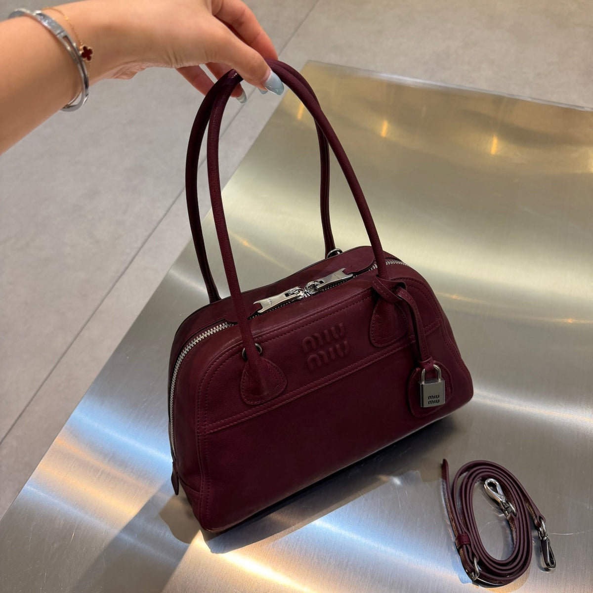 MiuMiu 2026 Vivant Bag Nappa Leather