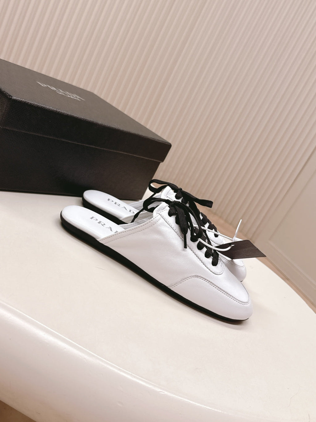 PRA 26S Mule Sneaker White Sheepskin 600617