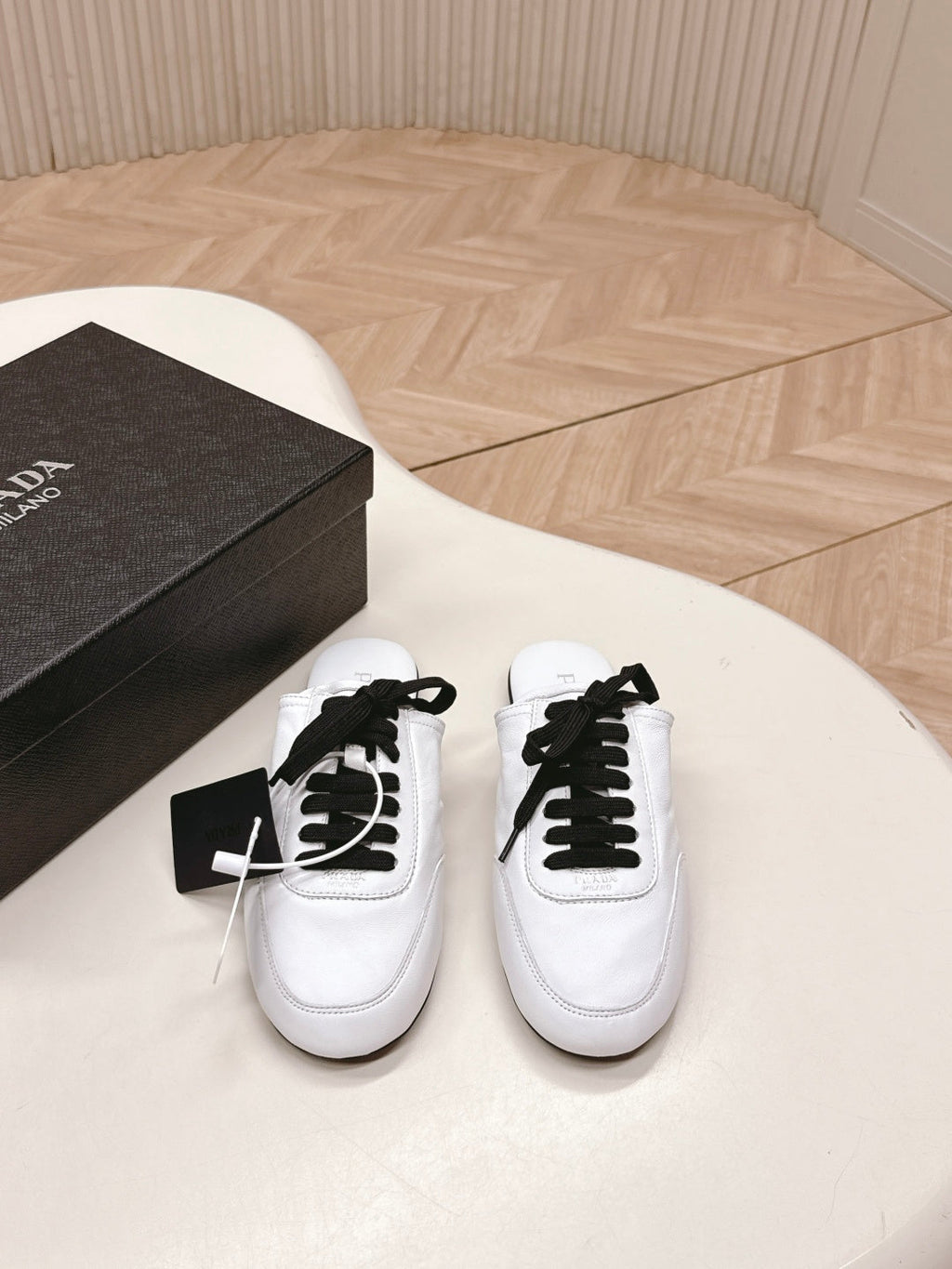 PRA 26S Mule Sneaker White Sheepskin 600617
