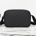 Gucci 2026 Essence Classic Mini Bag 22cm Black Canvas Leather