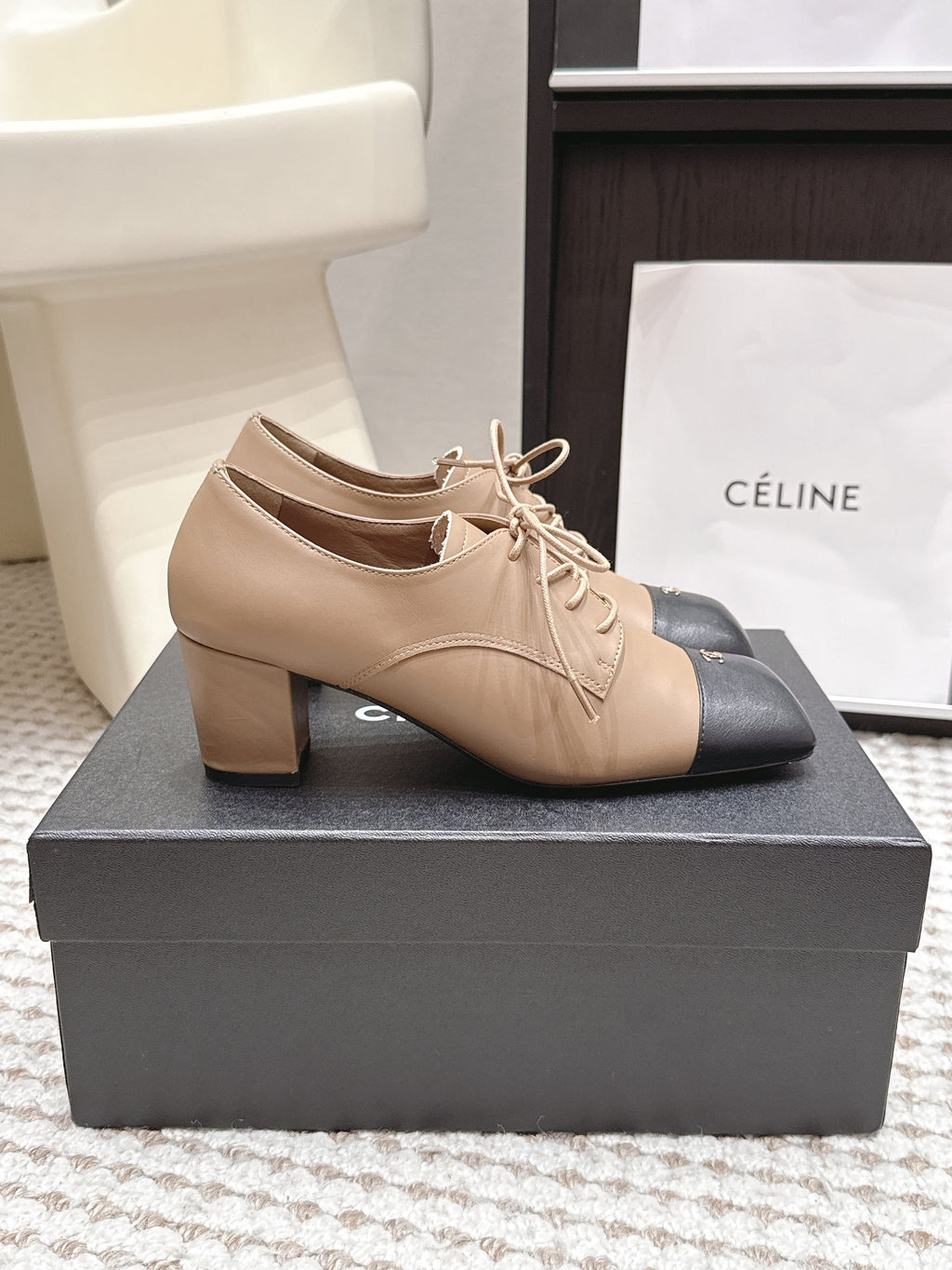 Chanel 2026 Mary Jane Shoes 50mm Cowhide 930696