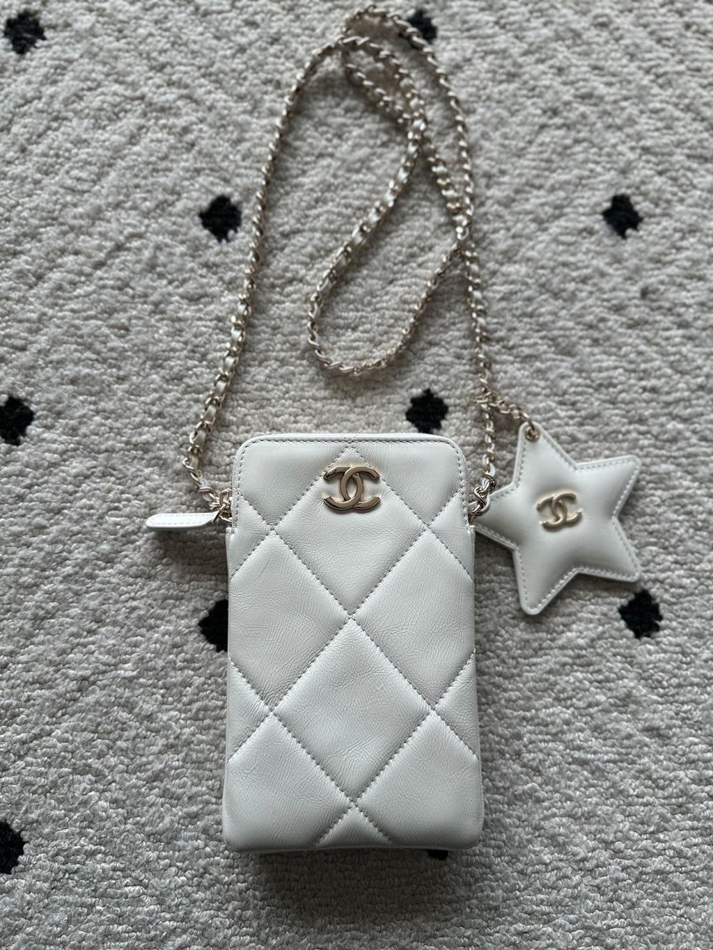 Chane 2026 Phone Case With Star Calfskin
