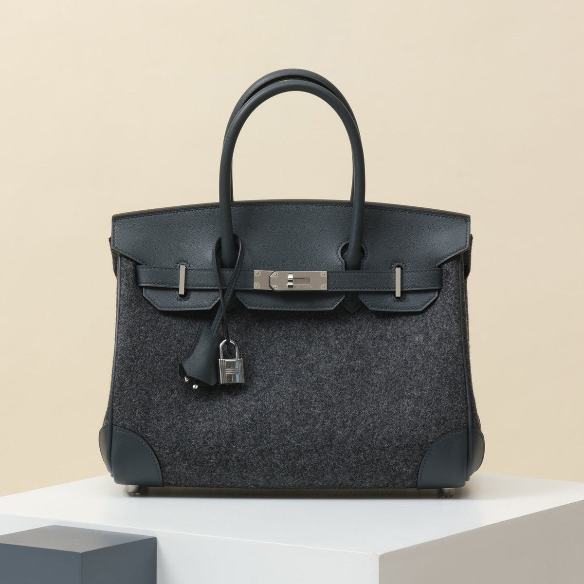 High-end Hermes 2026 Birkin 30cm Felt/Swift Leather