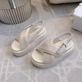 CD 26s  Platform Sandals 65 Light Pink Canvas Lambskin 644287
