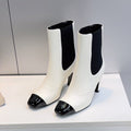 Chanel 2026 Chelsea Ankle Boots 65mm Suede Sheepskin 942747