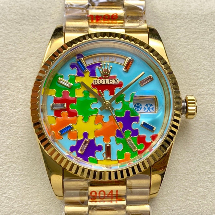 Rolex Day-Date 36mm Gold Multicolor